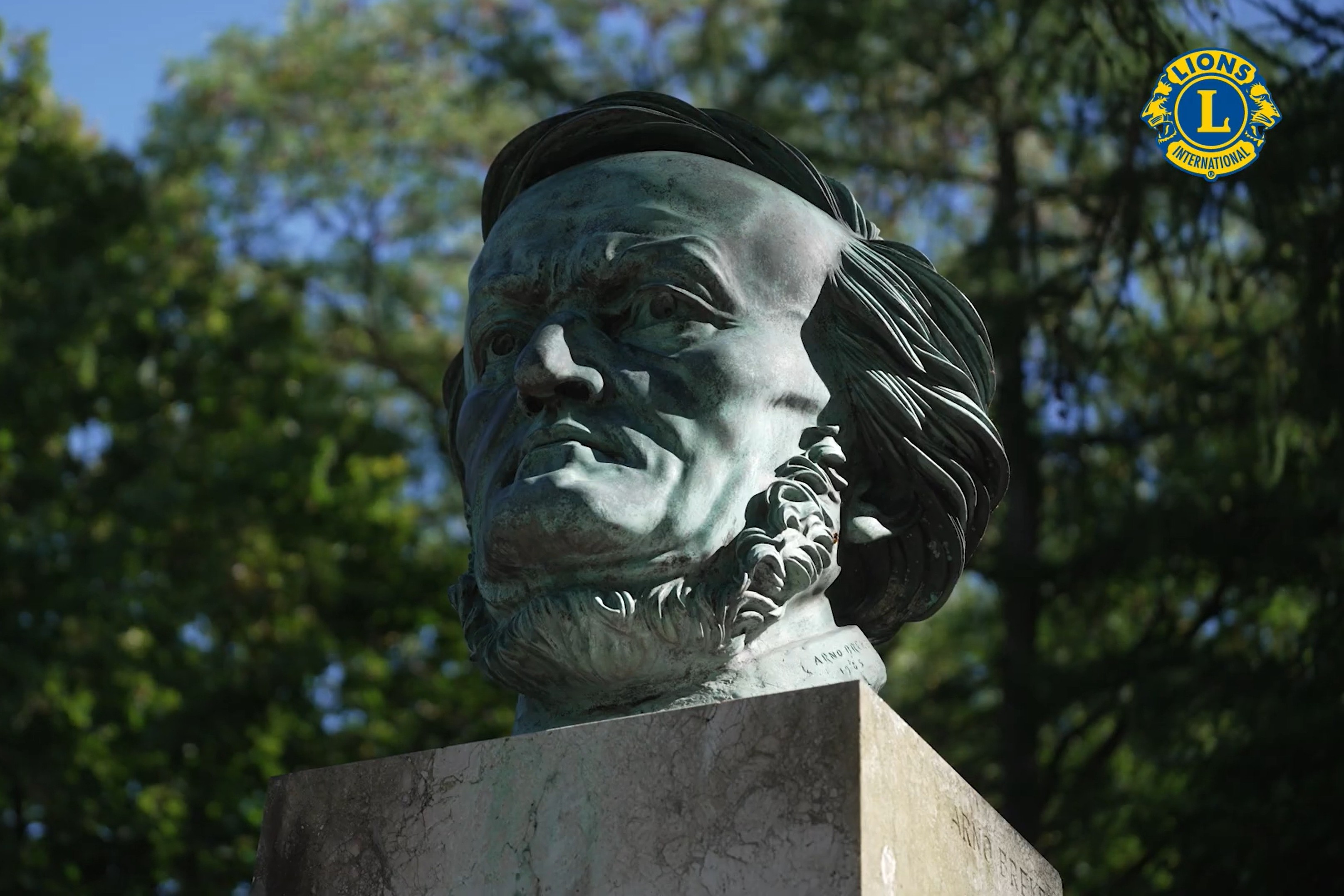 Büste von Richard Wagner in Bayreuth