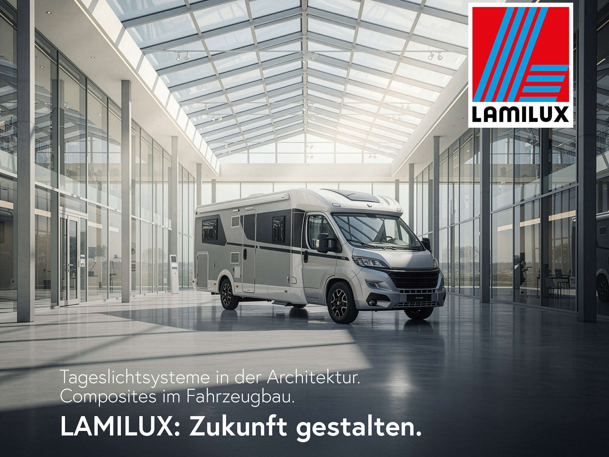 Lamilux Imagefoto mit Campingmobil